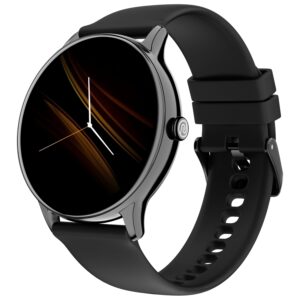 .Noise Twist Go Smart Watch 1.39" Display, TruSyncᵀᴹ BT Calling, Glossy Metal Finish, 150+ Watch Faces, IP68, Sleep Tracking, 100+ Sports Modes, Smart Watch for Men and Women (Jet Black)