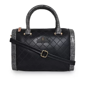 ESBEDA Black Color Glitter Top Handle handbag For Womens