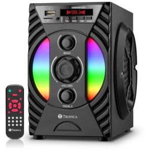 Tronica Enjoy Version:2 Bluetooth Wooden Home Theater 30W Output Supports FM/Pendrive/Aux/Smart TV/Remote