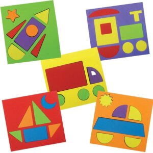 Imagimake Makes With Shapes | Vehicles Theme | Shapes For Kids 3 Years | Educational Toys For 3+ Year Old | Toddler Activity Toys | Building Blocks | Birthday Gift For Girls & Boys