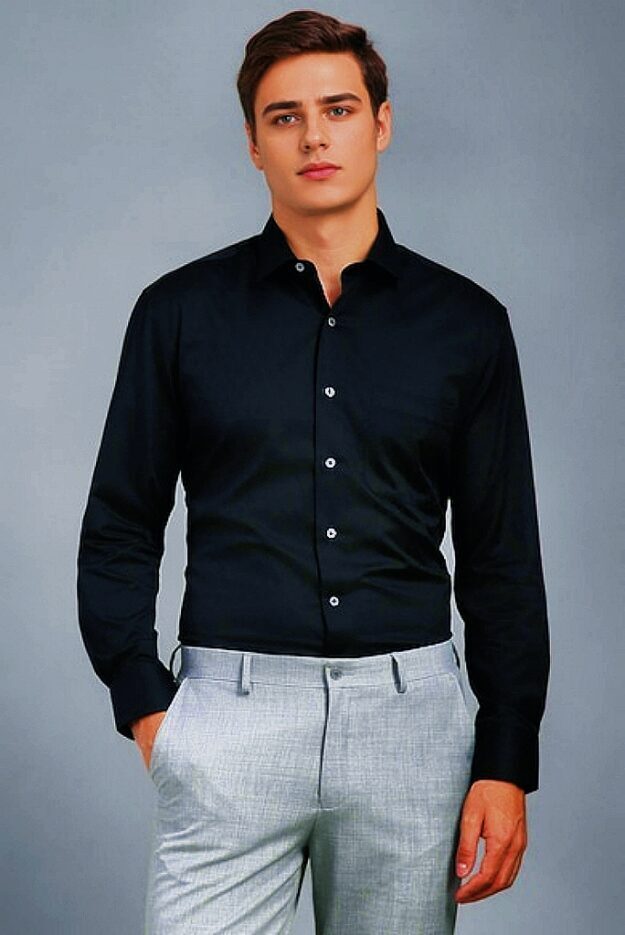 New black shirt designing